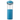 Clear - Steel Blue Juno Glass Silicone Sleeve Straw Bottle - 20 oz. plain