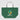 Dark Green - Gray Julian RPET - Recycled Non-Woven Shopping Tote Bag