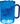 LUM16 - Dome Blue 16oz Lites Up Plastic Mug with Handle