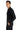 Deep Black Port Authority Dry Zone UV Micro-Mesh Long Sleeve Polo K110LS plain