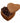 Brown 8 oz. Custom Chocolate Heart Box with Premium Confection  grouped