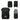 Black Savannah Street Laptop Backpack