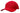 Red Cotton Twill Cap with Buckle