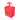 Red Non Woven Tote: 12" W x 13" H x 8" D