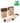 Multicolor ACE Baking Themed Socks in Custom Flip Top Box  grouped