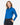French Blue Melange Women's CrownLux Performance® Spencer Poplin Dress Shirt - DG505W
