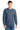 Front View of Amethyst Port & Co Beach Wash Garment-Dyed Crewneck Sweatshirt PC098 plain