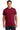 Front View of Antqu Chry Red Gildan - Ultra Cotton 100% US Cotton T-Shirt. 2000 plain