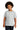 Front View of Ash Gildan - Youth Heavy Cotton 100% Cotton T-Shirt. 5000B plain
