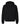 Front View of Black 10 oz. Heavyweight Hoodie - 4719