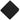 Front View of Black 100% Recycled PET Fleece Blanket plain