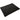 Front View of Black 100% Recycled PET Fleece Blanket with RPET Pouch