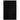 Front View of Black 3.5 lb./doz. 16x25in Terry Golf Towel plain