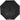 Front View of Black 40" Folding Umbrella