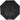 Front View of Black 40" Folding Umbrella