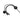 Front View of Black 5-in-1 Long Charging Cables with iWatch Charger