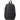 Front View of Black Barton Recycled Sling Backpack plain