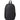 Front View of Black Barton Recycled Sling Backpack plain