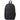 Front View of Black Barton Recycled Sling Backpack plain