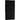 Front View of Black Basic Weight Colored Beach Towel plain