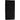 Front View of Black Basic Weight Colored Beach Towel plain