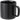 Front View of Black Boulder Ceramic Mug 12 oz. plain