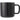 Front View of Black Boulder Ceramic Mug 12 oz. plain