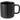 Front View of Black Boulder Ceramic Mug 12 oz. plain