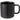Front View of Black Boulder Ceramic Mug 12 oz. plain