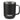 Front View of Black CamelBak Camp Mug 12oz plain