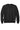 Front View of Black Carhartt Midweight Crewneck Sweatshirt. CTK124 plain