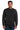 Front View of Black Carhartt Midweight Crewneck Sweatshirt. CTK124 plain