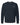 Front View of Black Crewneck Sweatshirt - A586