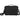 Front View of Black Crossbody Recycled Messenger Bag plain