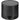 Front View of Black Cylinder Bluetooth Speaker plain
