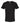 Front View of Black Deluxe Blend V-Neck T-Shirt - 3543