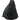 Front View of Black Downtown Sling Backpack plain