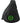 Front View of Black Downtown Sling Backpack