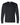 Front View of Black DryBlend® 50/50 Long Sleeve T-Shirt - 8400