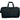 Front View of Black Excel Sport Deluxe 20" Duffel Bag plain