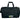 Front View of Black Excel Sport Deluxe 20" Duffel Bag