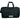 Front View of Black Excel Sport Deluxe 20" Duffel Bag