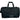 Front View of Black Excel Sport Deluxe 20" Duffel Bag