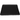 Front View of Black Fleece Blanket plain