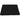Front View of Black Fleece Blanket plain