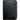 Front View of Black FSC® Mix DuraHyde Jr. Zippered Padfolio plain