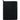 Front View of Black FSC® Mix Pedova™ Zippered UltraHyde Padfolio plain