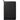 Front View of Black FSC® Mix Windsor Impressions Jr. Zip Padfolio plain