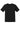Front View of Black Gildan 100% Ring Spun Cotton T-Shirt. 980 plain