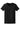 Front View of Black Gildan Women's Ultra Cotton 100% US Cotton T-Shirt. 2000L plain